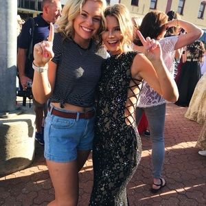 Jovani sequined prom dress